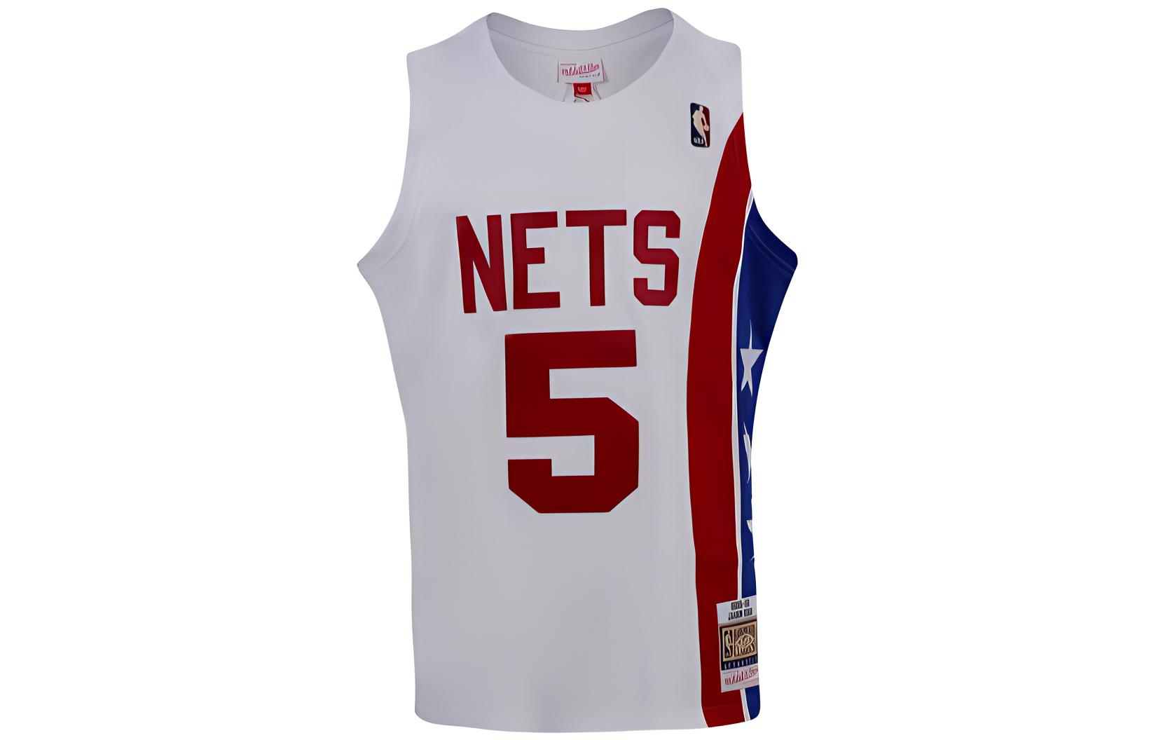 

Майка баскетбольная Mitchell & Ness 'NBA New Jersey Nets 2005 Jason Kidd' Mitchell Ness белая