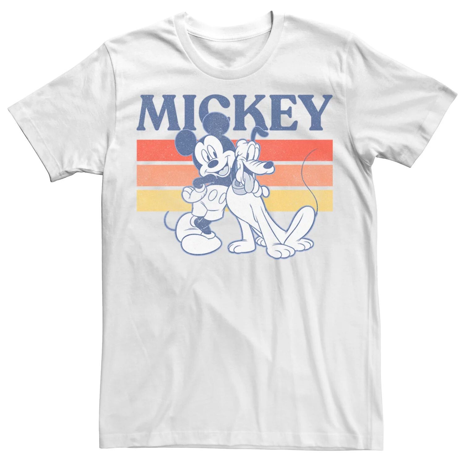 

Мужская футболка Disney Mickey And Friends Mickey And Pluto Retro Line Licensed Character