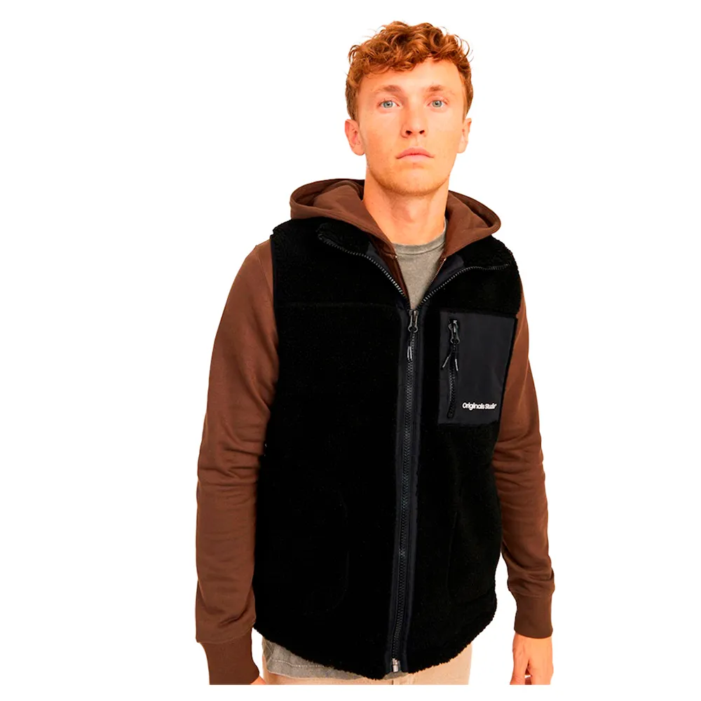 

Жилет Jack & Jones 12260453 Teddy, черный