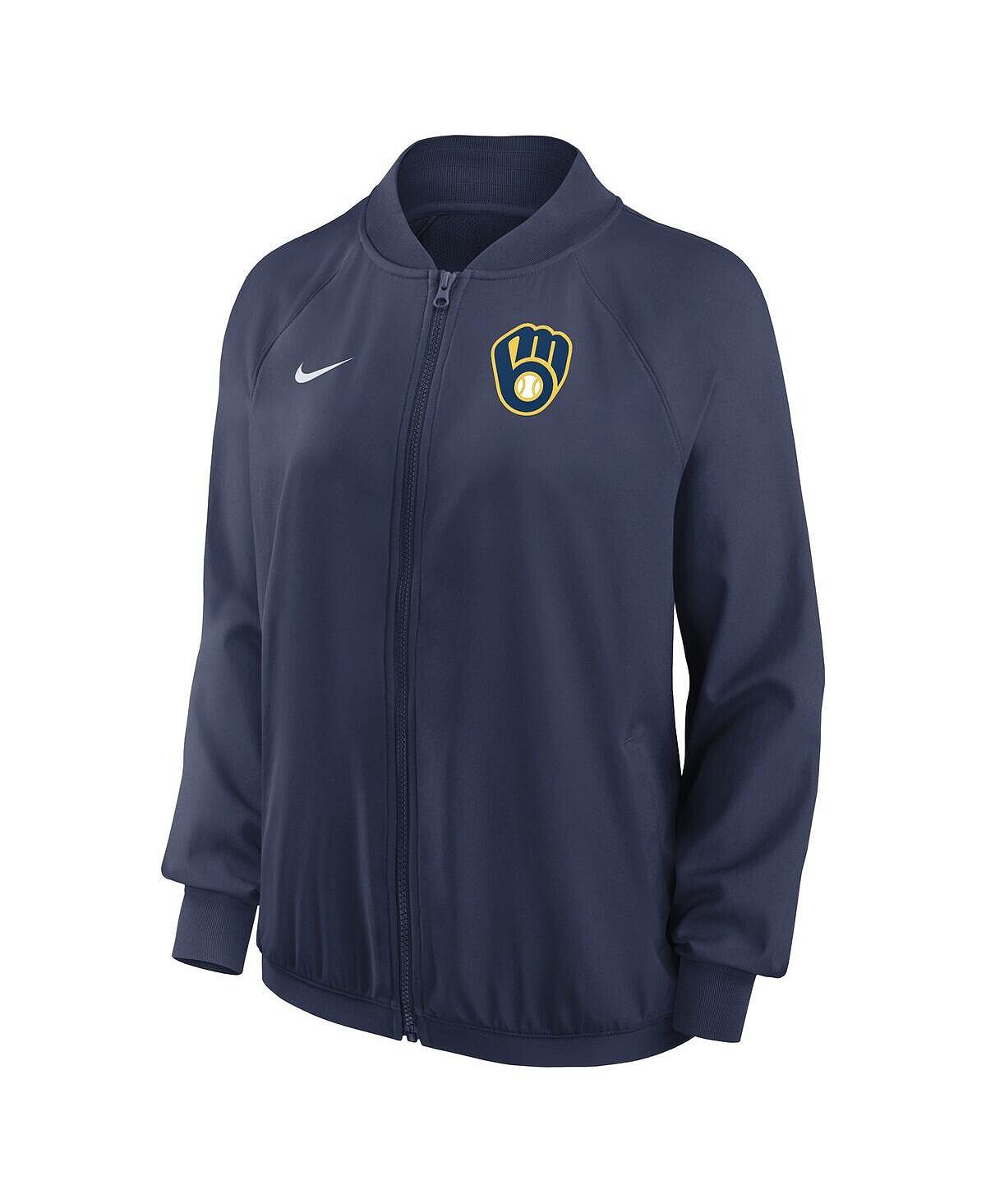 

Куртка спортивная Nike Milwaukee Brewers Authentic Full Zip, темно-синий