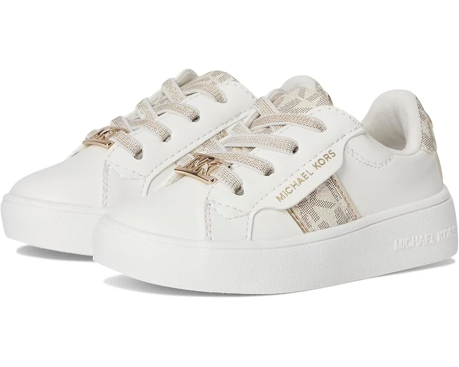 Кроссовки MICHAEL Michael Kors Kids Jem Maxine (Big Kid/Toddler), White/Pale Gold