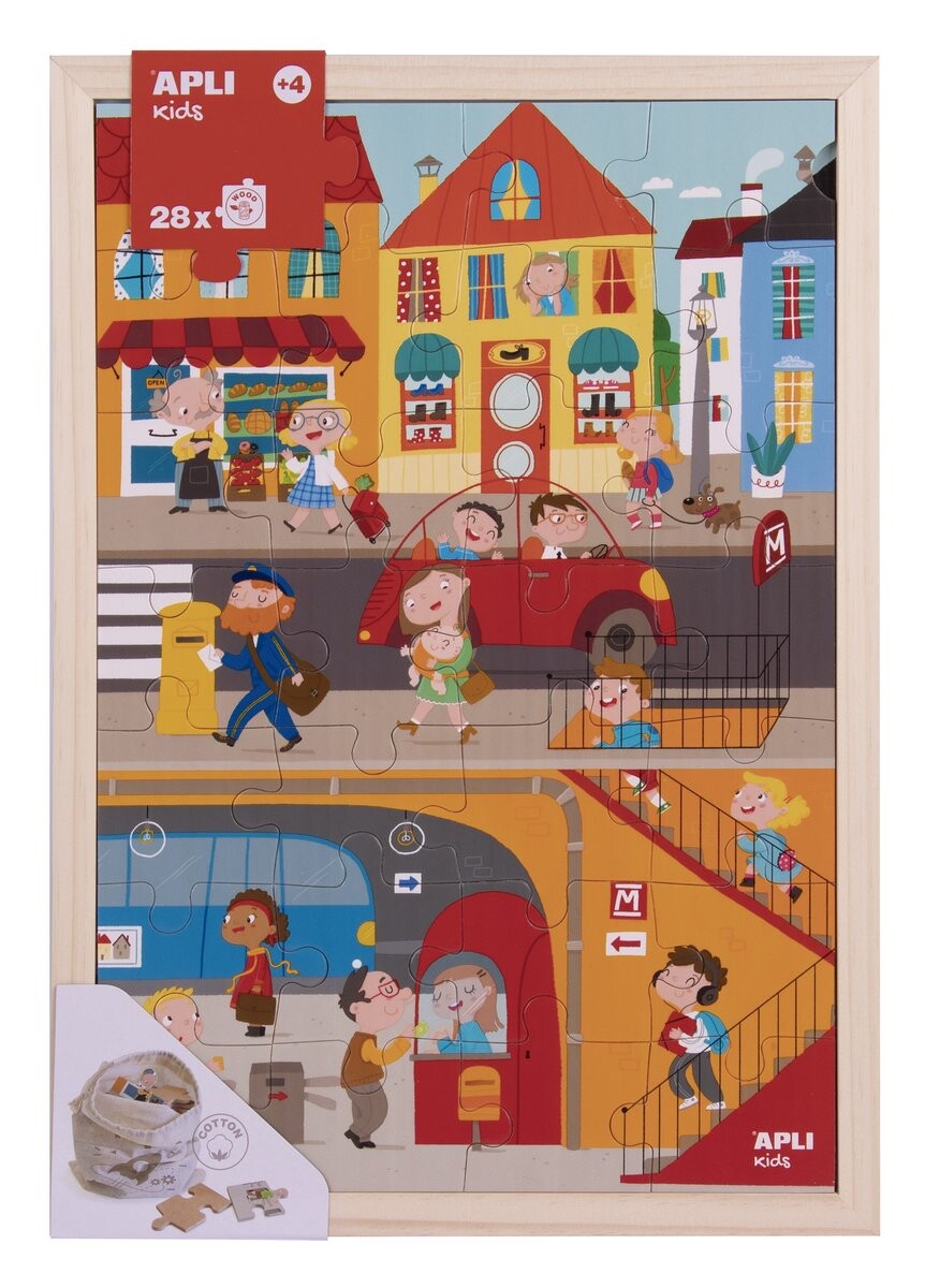 

Деревянный пазл в рамке Apli Kids - Място 4+