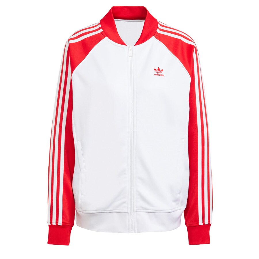 

Толстовка с капюшоном на молнии ADIDAS ORIGINALS Adicolor Classics, белый