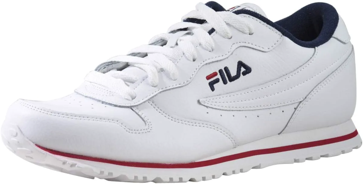 Мужские кроссовки Fila Euro-Jogger-II бело-сине-красные, красный — фото 4