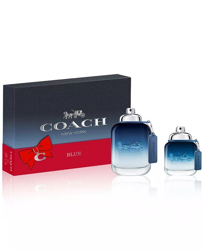 

Мужские 2 шт. Подарочный набор мужской туалетной воды синего цвета Coach
