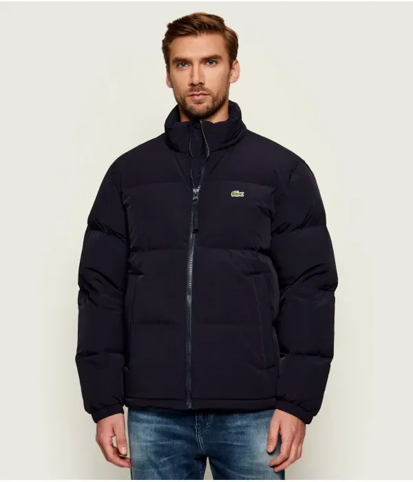 Пуховая куртка regular fit Lacoste, темно-синий — фото 4