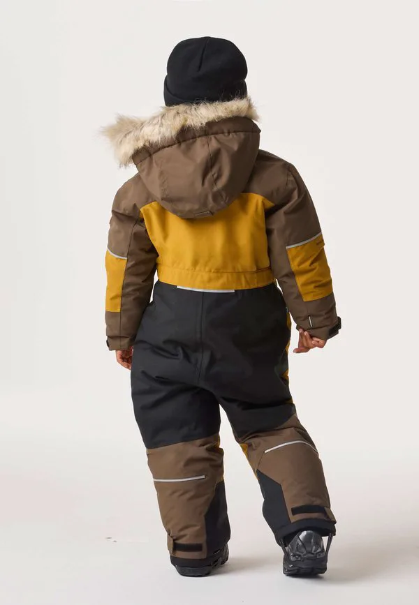 Зимний комбинезон hafjell детский зимний комбинезон Swedemount, Golden Yellow Walnut Brown — фото 2