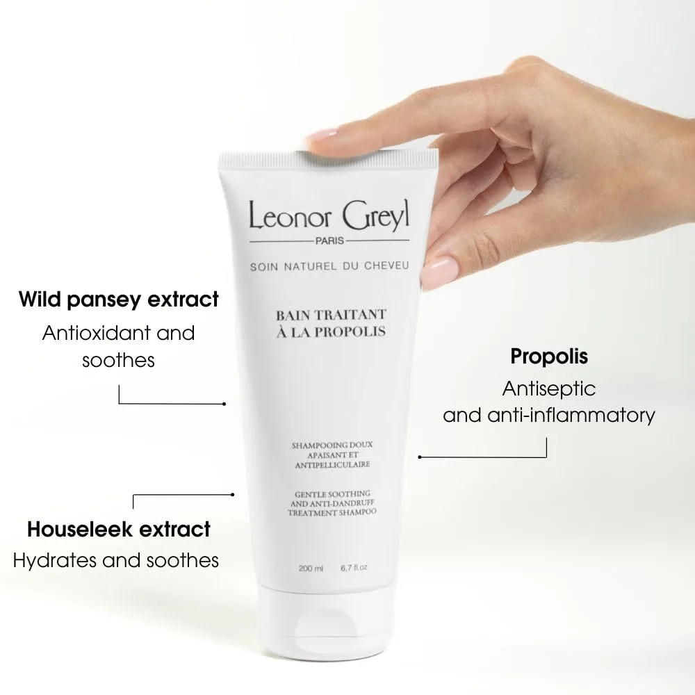 Leonor Greyl Gentle Dandruff Shampoo (Bain Traitant a La Propolis), натуральный шампунь от перхоти с прополисом и ромашкой, 6,7 унций. Сделано во Франции 198 мл (1 шт.) — фото 4