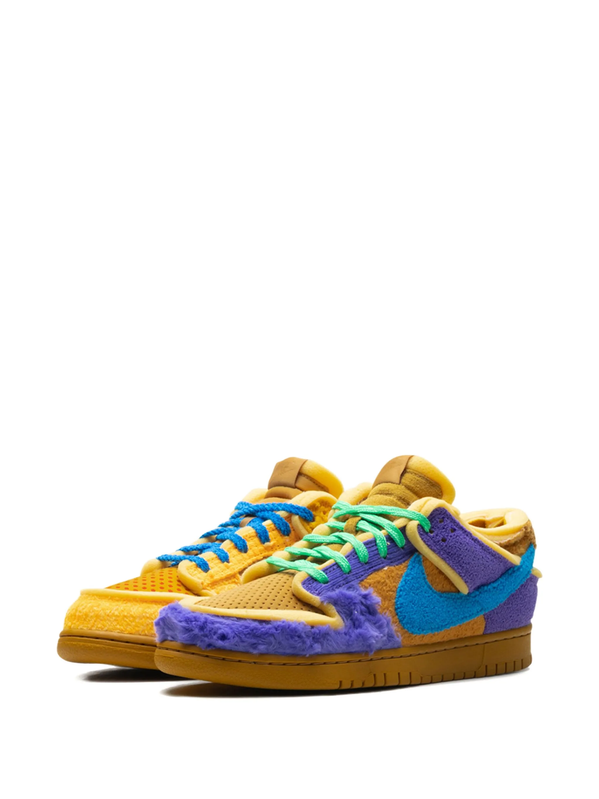 Кроссовки Swamp Sponge Dunk Low из коллаборации с CPFM Nike, желтый — фото 2