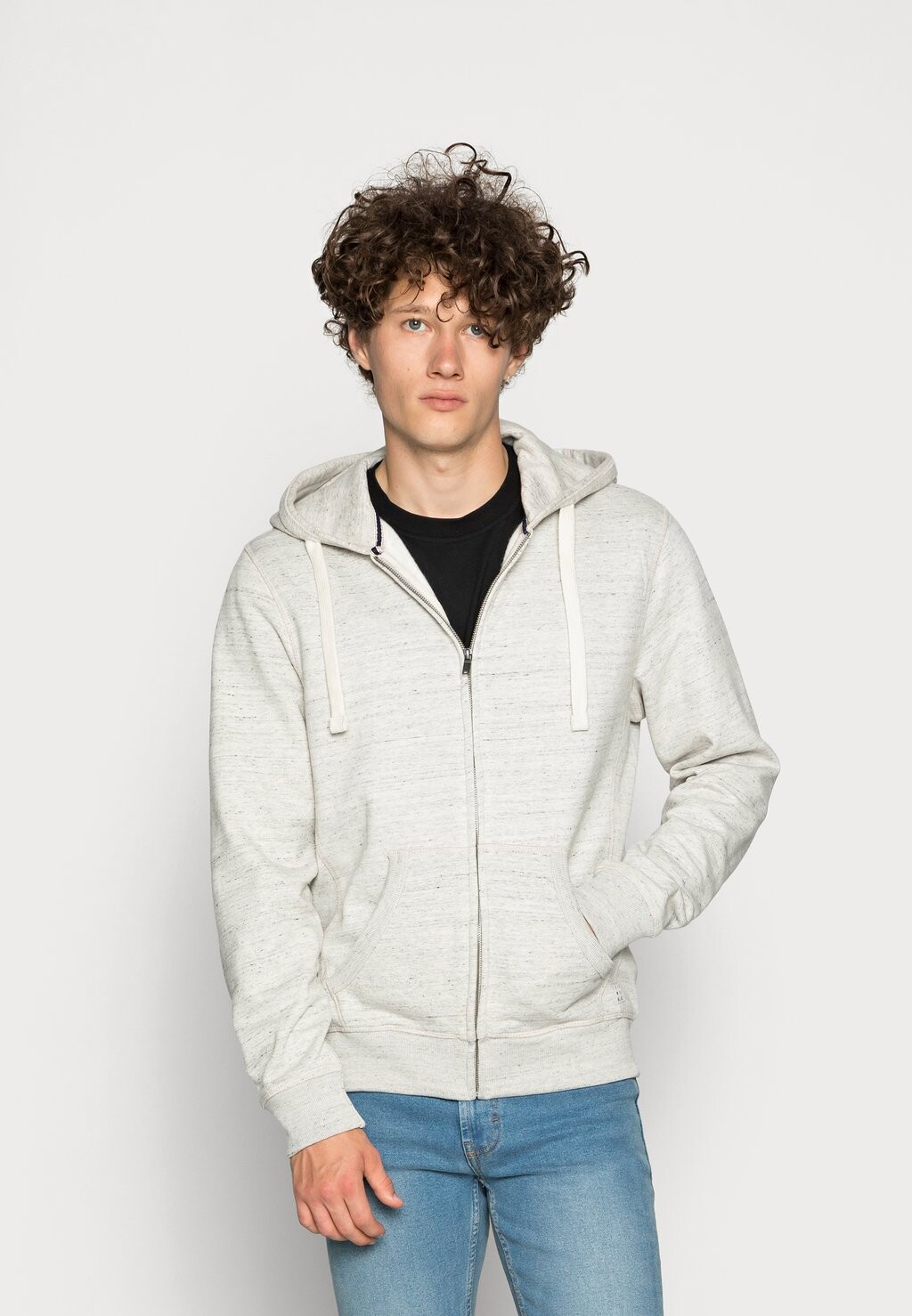 

Толстовка на молнии Bhbhalton Zipthrough Sweatshirt Blend, цвет stone mix