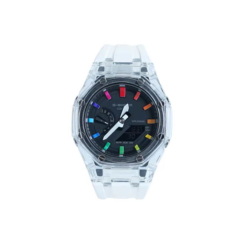 

CASIO Часы Men Liquid Crystal/Analog Dual Display Series 48.5mm Black Watch