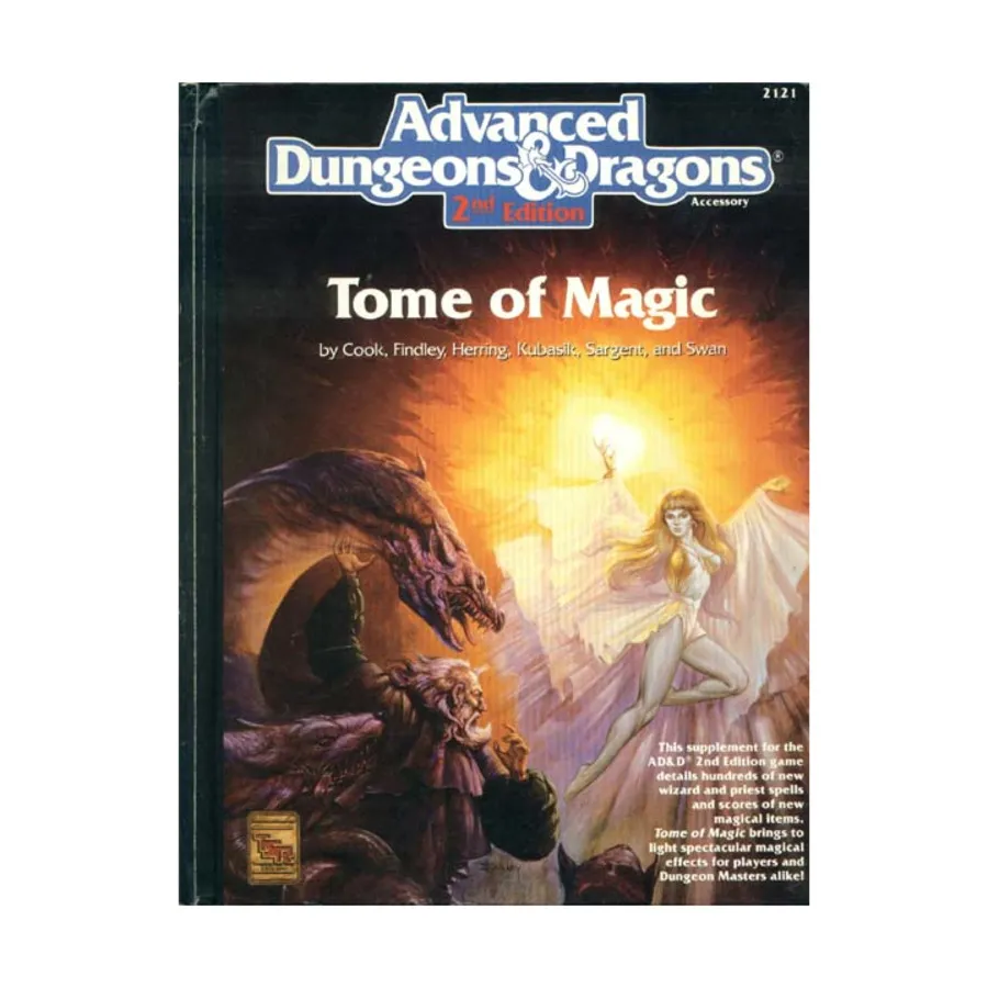 

Tome of Magic (2nd Printing), Advanced Dungeons & Dragons (2nd Edition) - Sourcebooks, твердый переплет