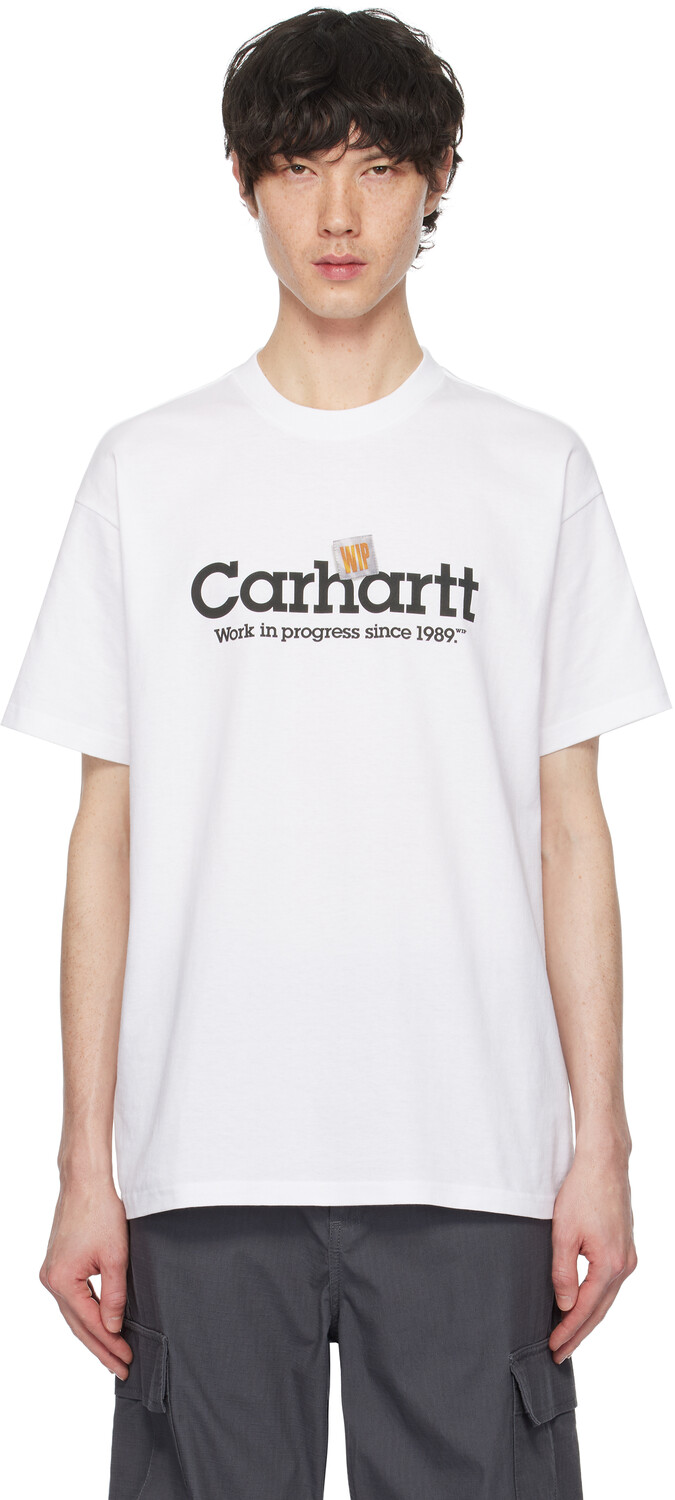 

Футболка с надписью «Авель Скрипт» Carhartt Work In Progress