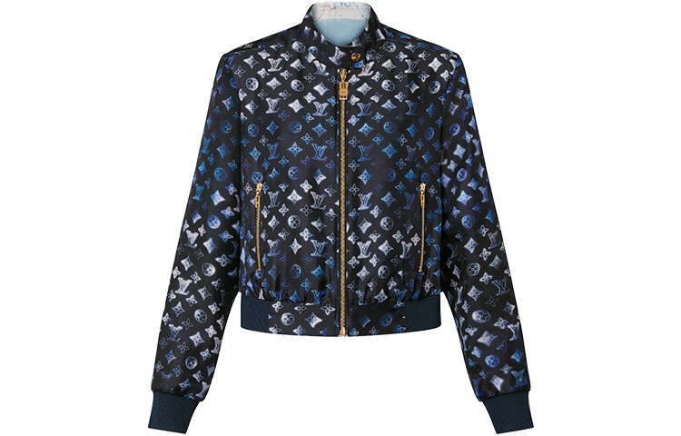

Новые квартальные продукты LV Jacket Women's Blue Louis Vuitton