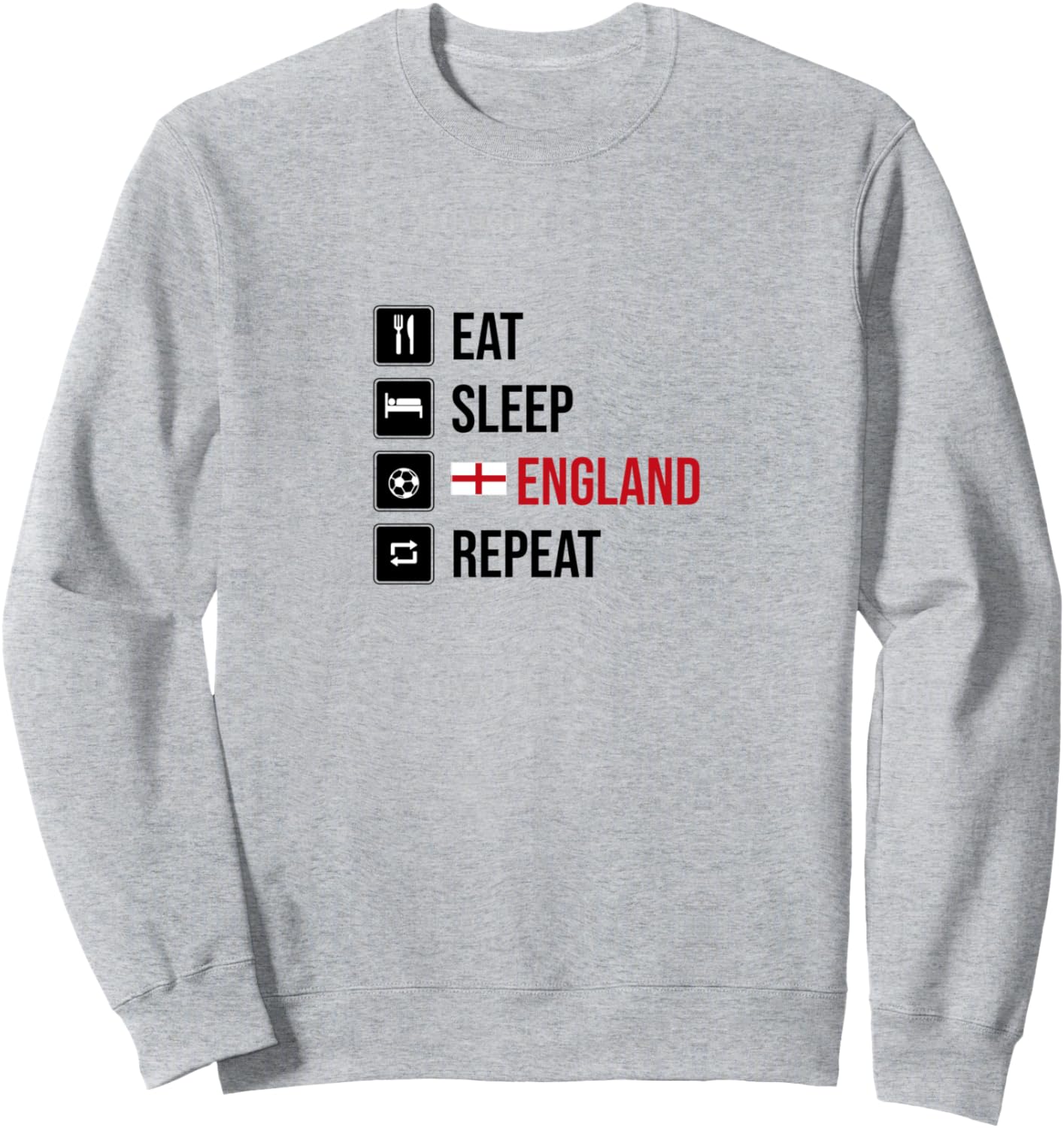 

Толстовка с символикой английского футбольного болельщика Soccerfans, серый