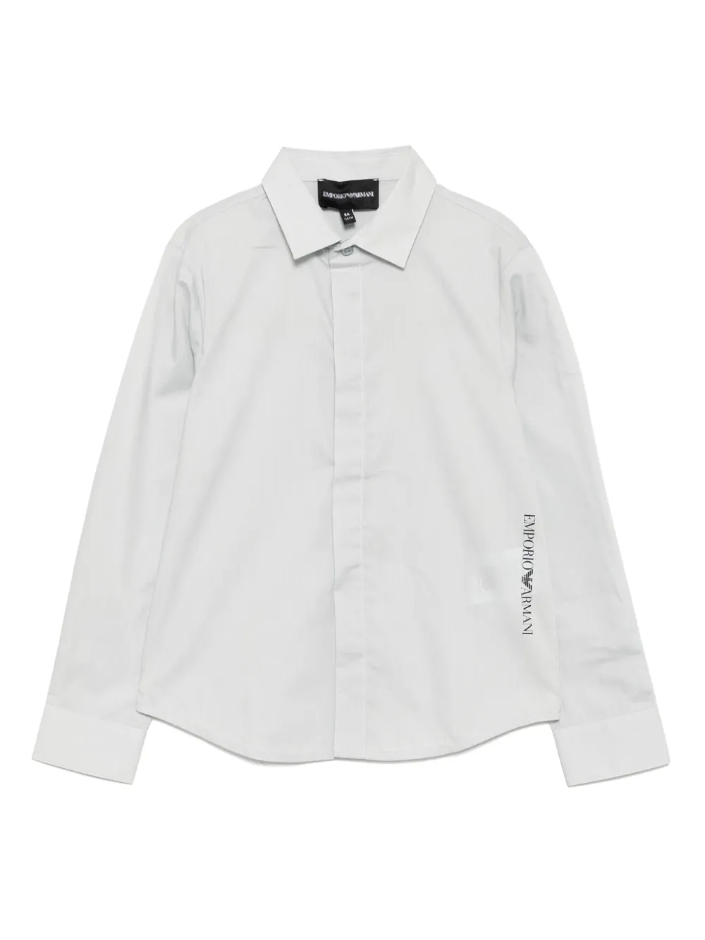 

Рубашка с логотипом Emporio Armani Kids, синий