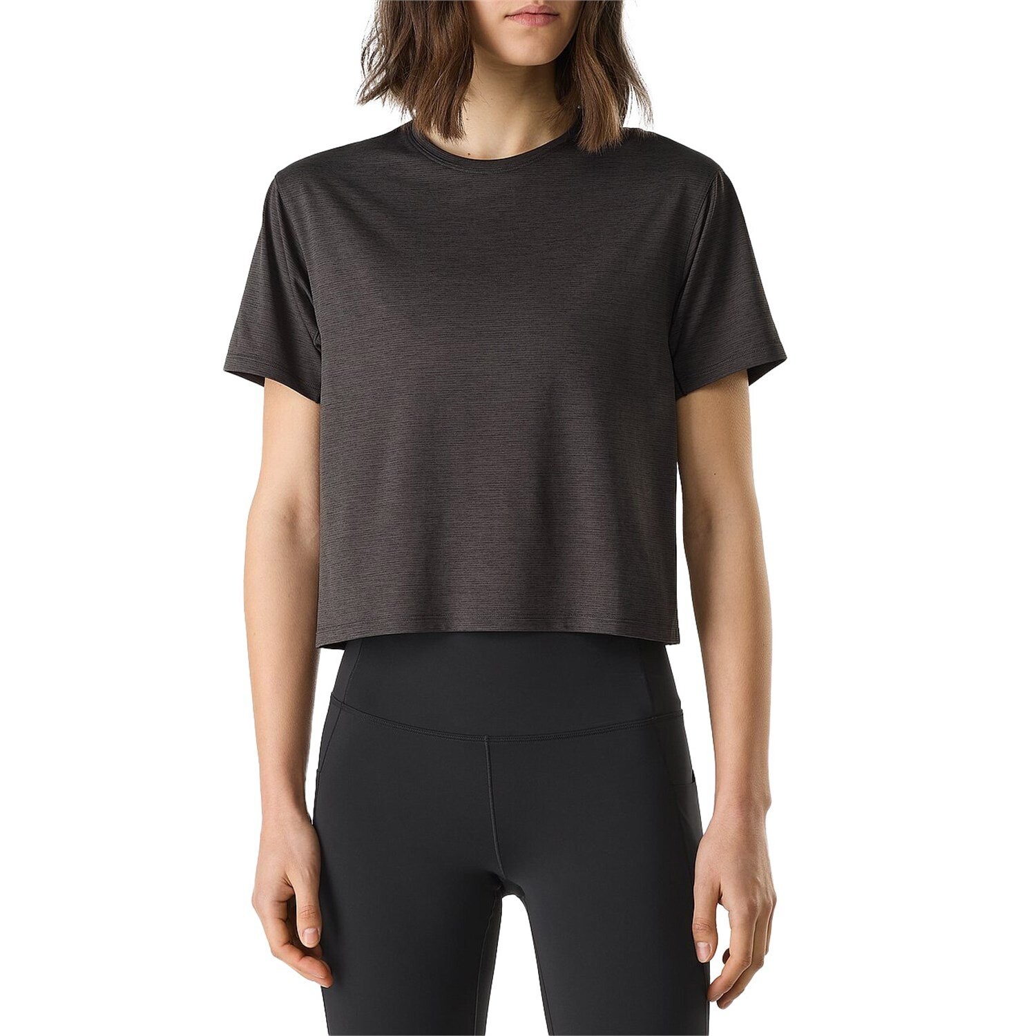 

Топ Arc'teryx Taema Crop Short-Sleeve, черный