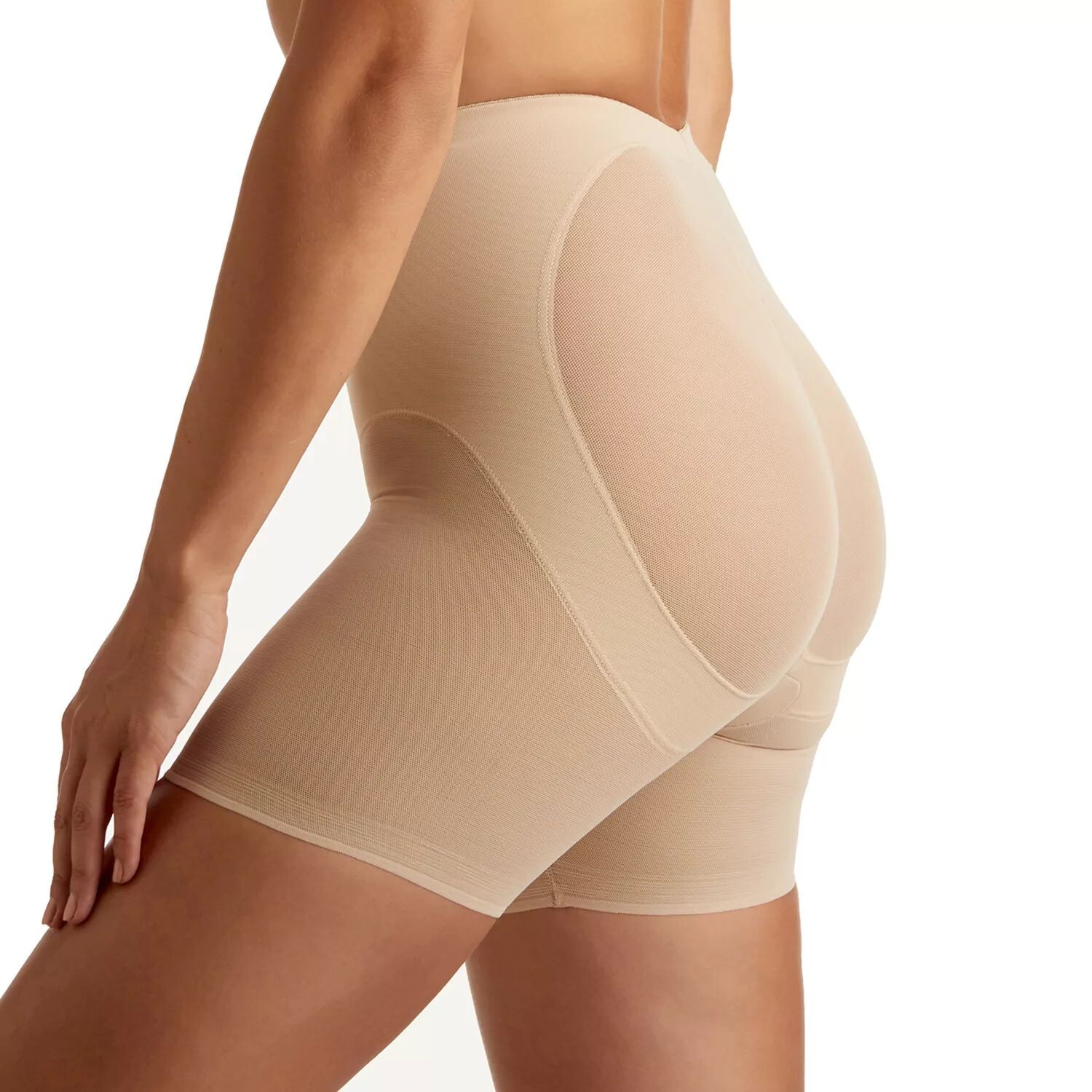 

Женское корректирующее белье Naomi & Nicole Inside Magic Sheer Lift Shortie 7969 Naomi & Nicole, черный