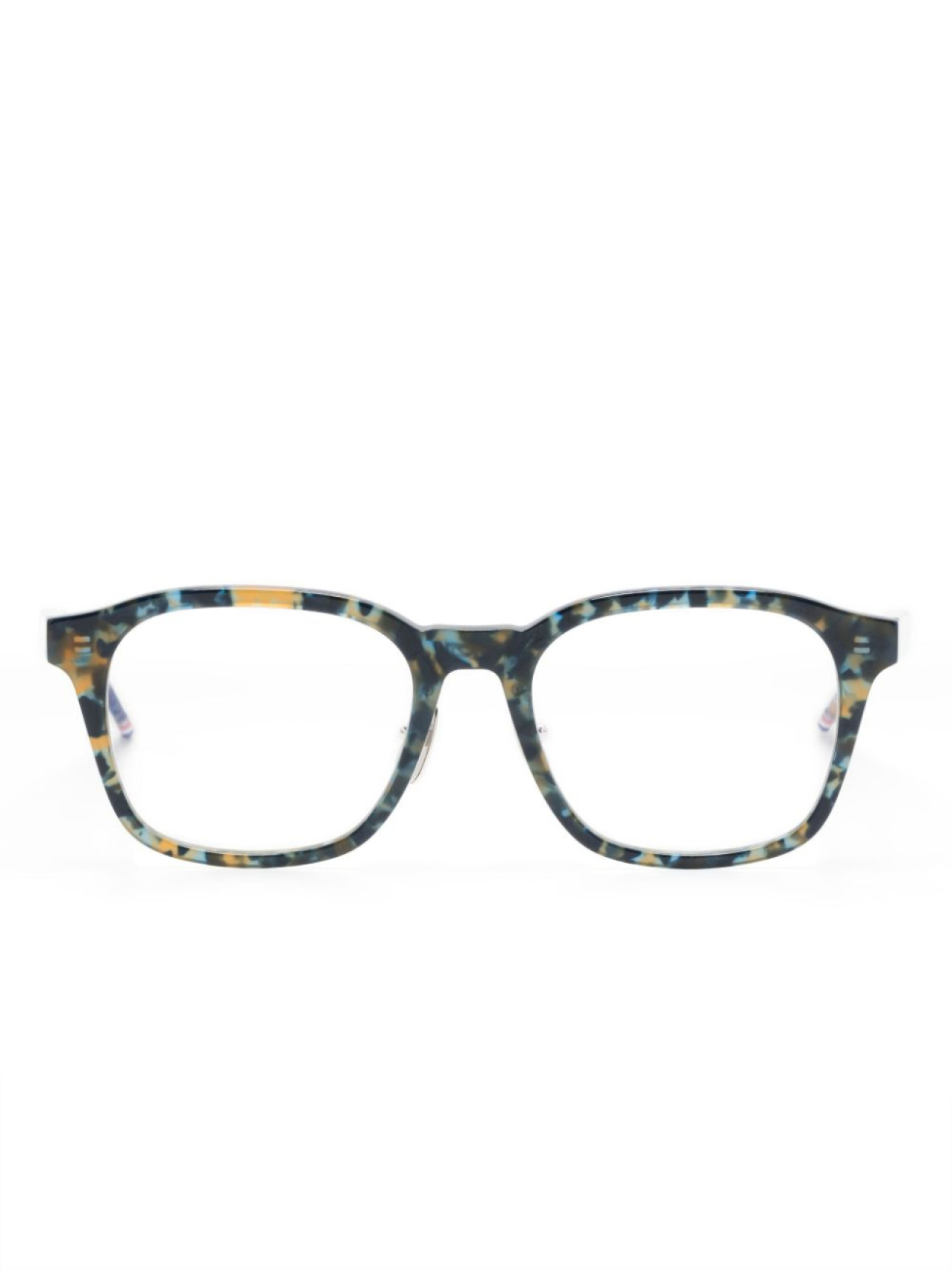 

Очки в оправе черепаховой расцветки Thom Browne Eyewear, синий