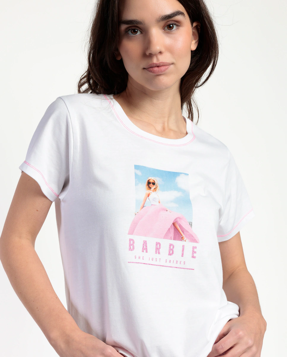 

Женская пижама "Пират" из розовой хлопковой ткани Barbie, розовый