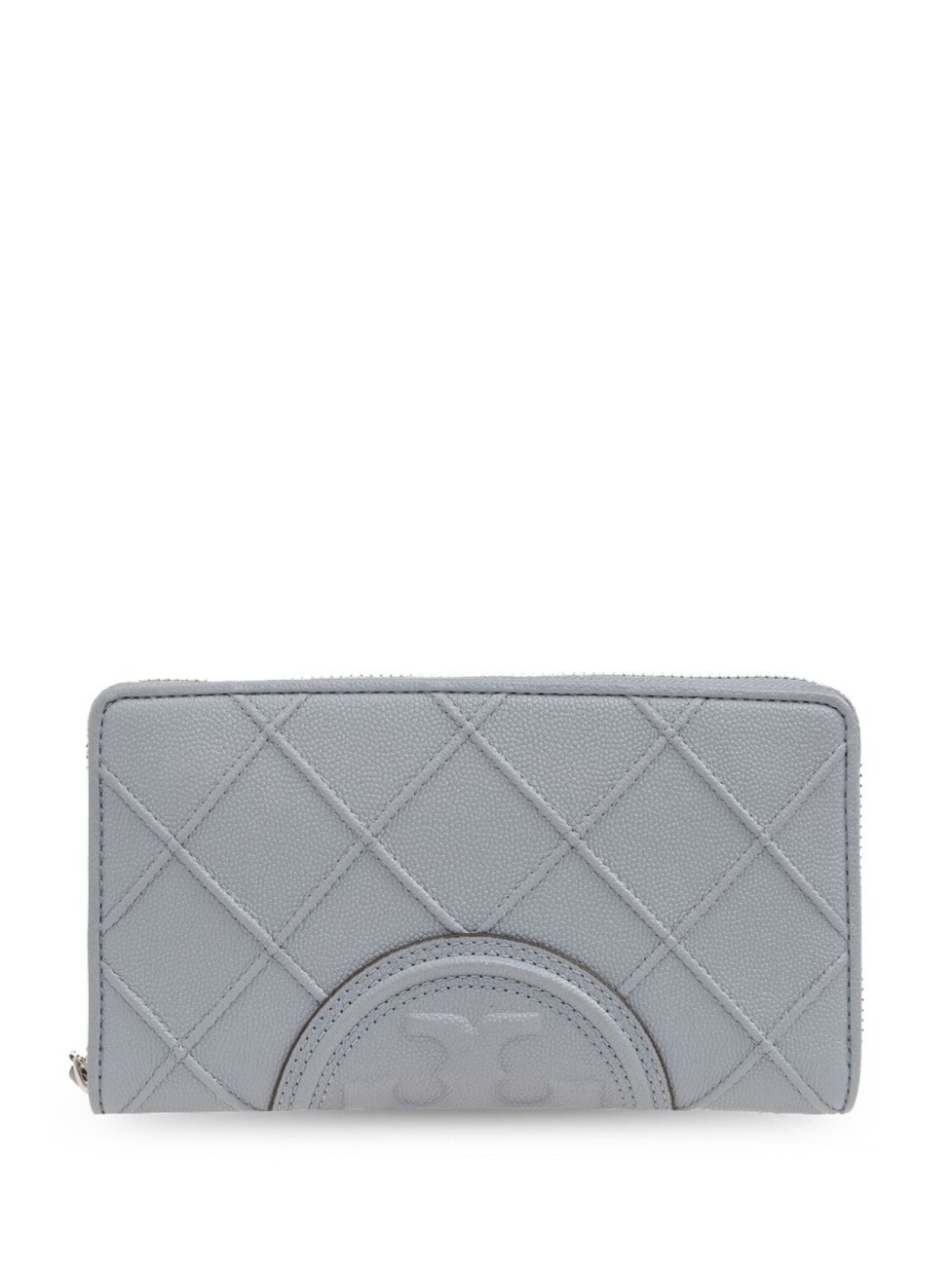 

Tory Burch кожаный кошелек с тиснением логотипа, серый