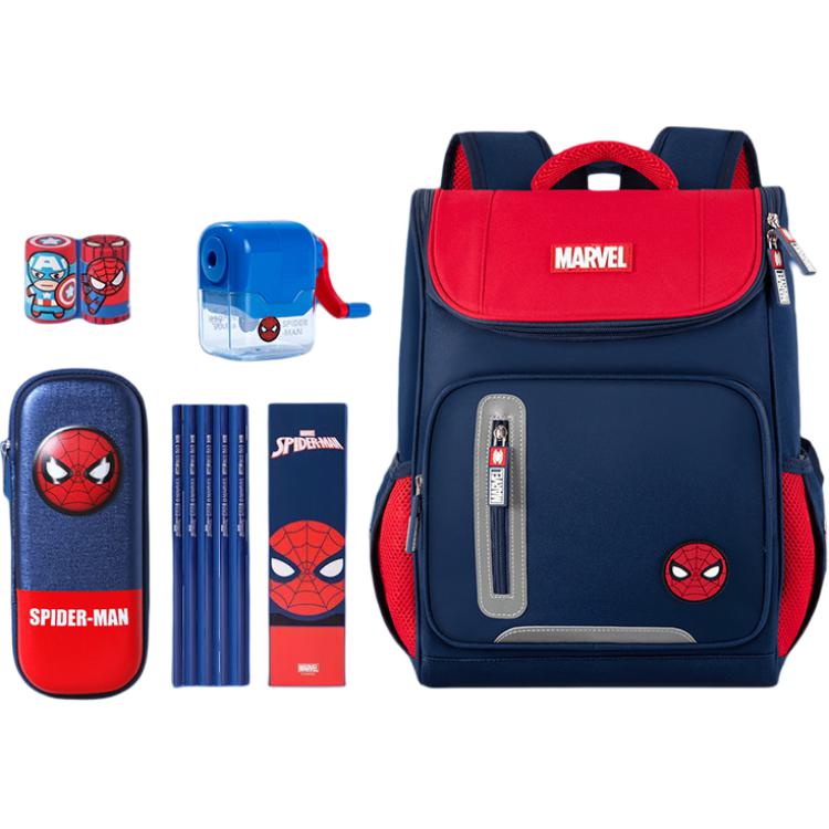 

Disney Рюкзак Marvel Collaboration Polyester Hero для детей, большой, детский, Blue/Red