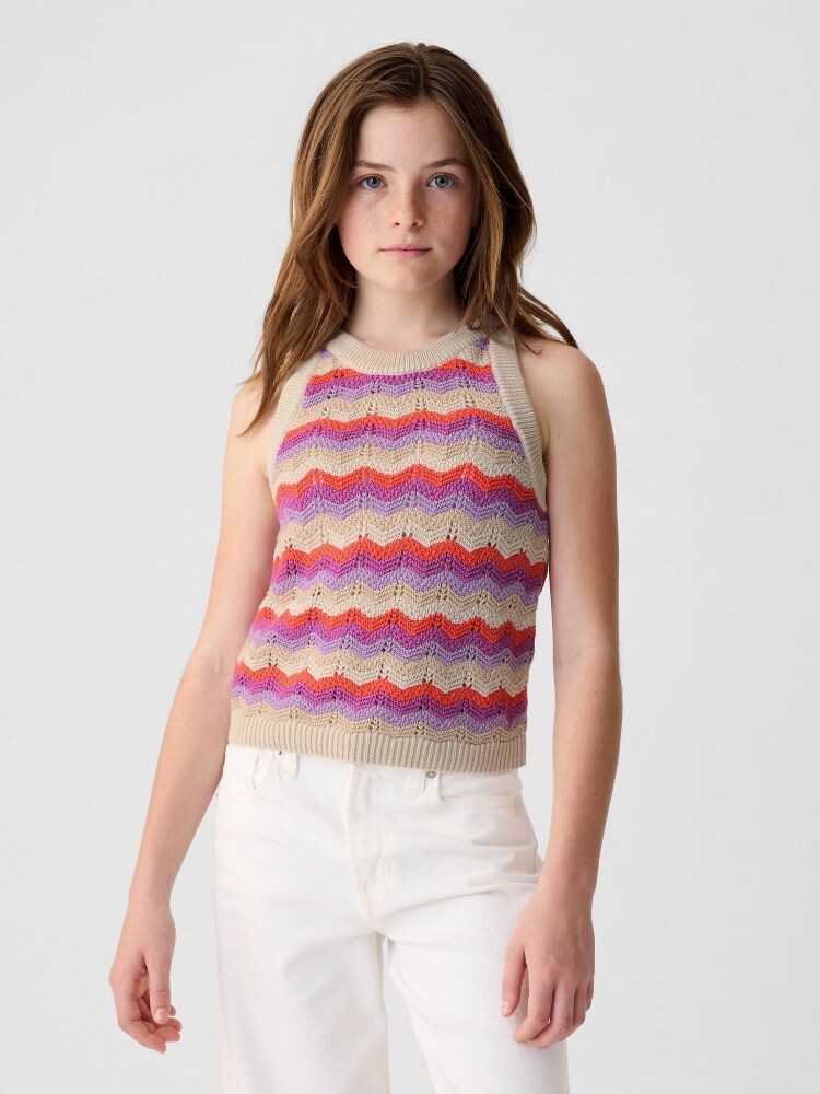 

Детский топ крючком Gap, розовый