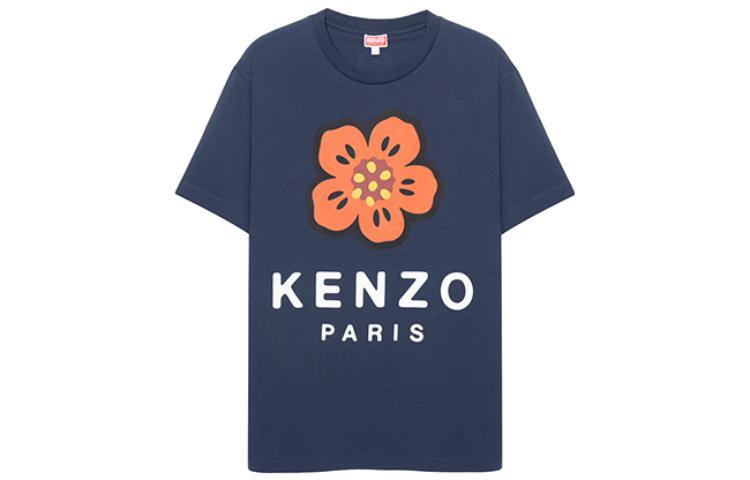 

Футболка Boke Flower Series для мужчин, темно-синяя Kenzo, синий