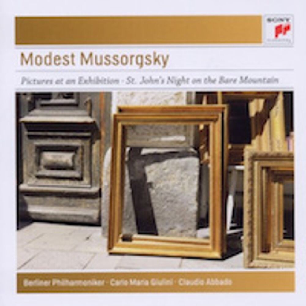 

Диск CD Mussorgsky: Pictures At An Exhibition / St. John's Night on the Bare Mountain - Modest Mussorgsky, Carlo Maria Giulini, Claudio Abbado, Berliner Philharmoniker Waldhornquartett