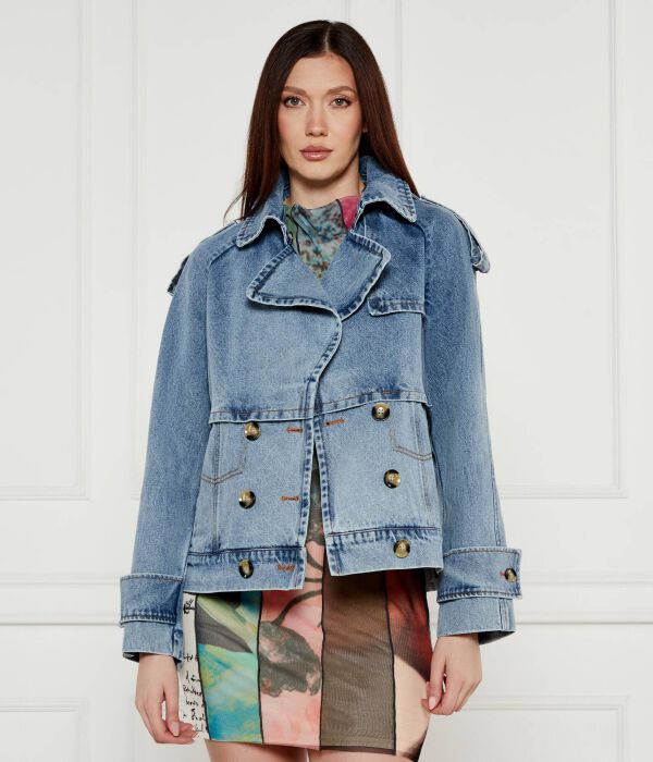 

Джинсовая куртка chaq_ontario Regular fit Desigual, синий