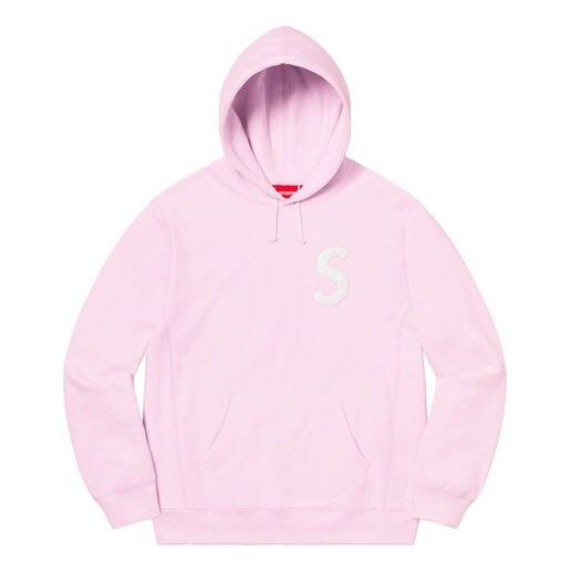 

Толстовка ss20 week 1 s logo hooded sweatshirt Supreme, фиолетовый