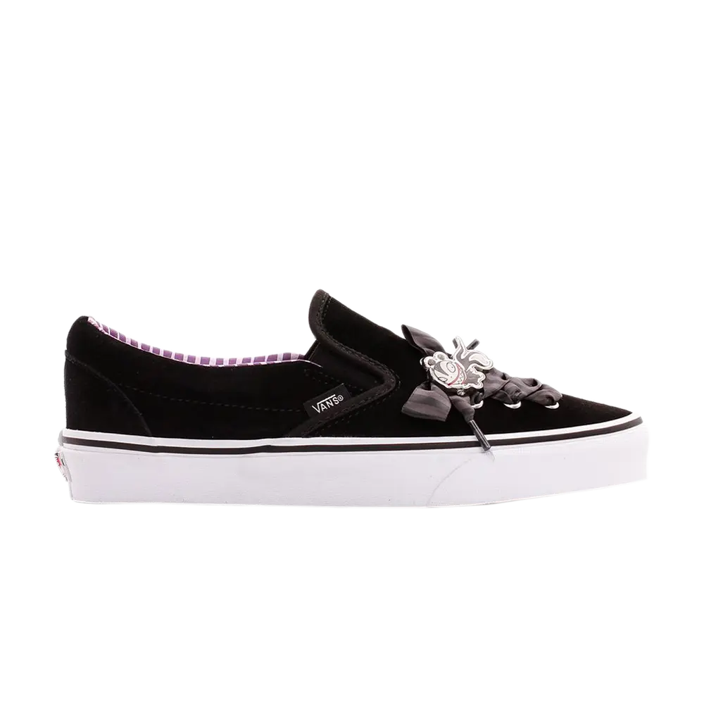 Кошмар перед Рождеством x Классические слипоны Vans, черный