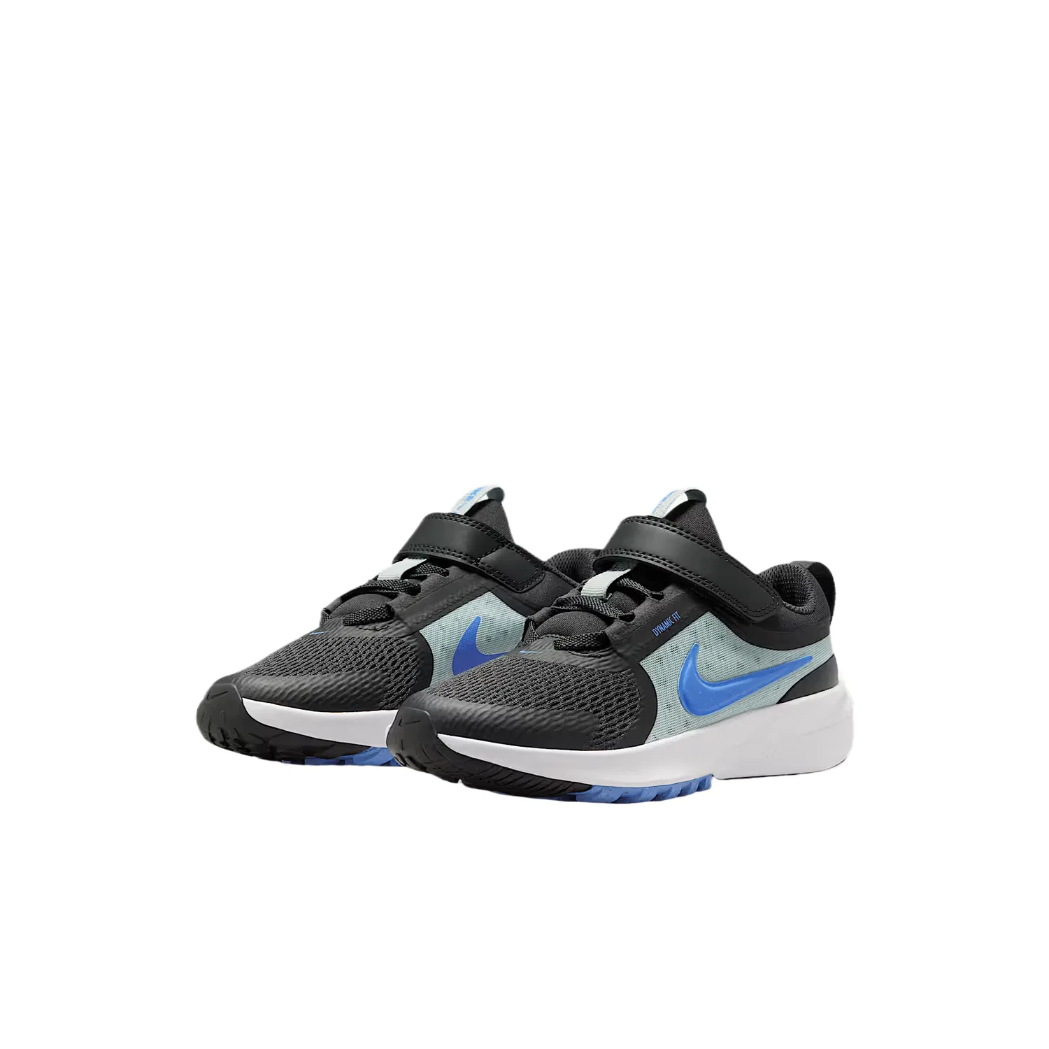 Кроссовки беговые Nike Star Runner 5 для детей, углеродный черный/светлый пемза/фотон розовый/голубой кристалл — фото 3