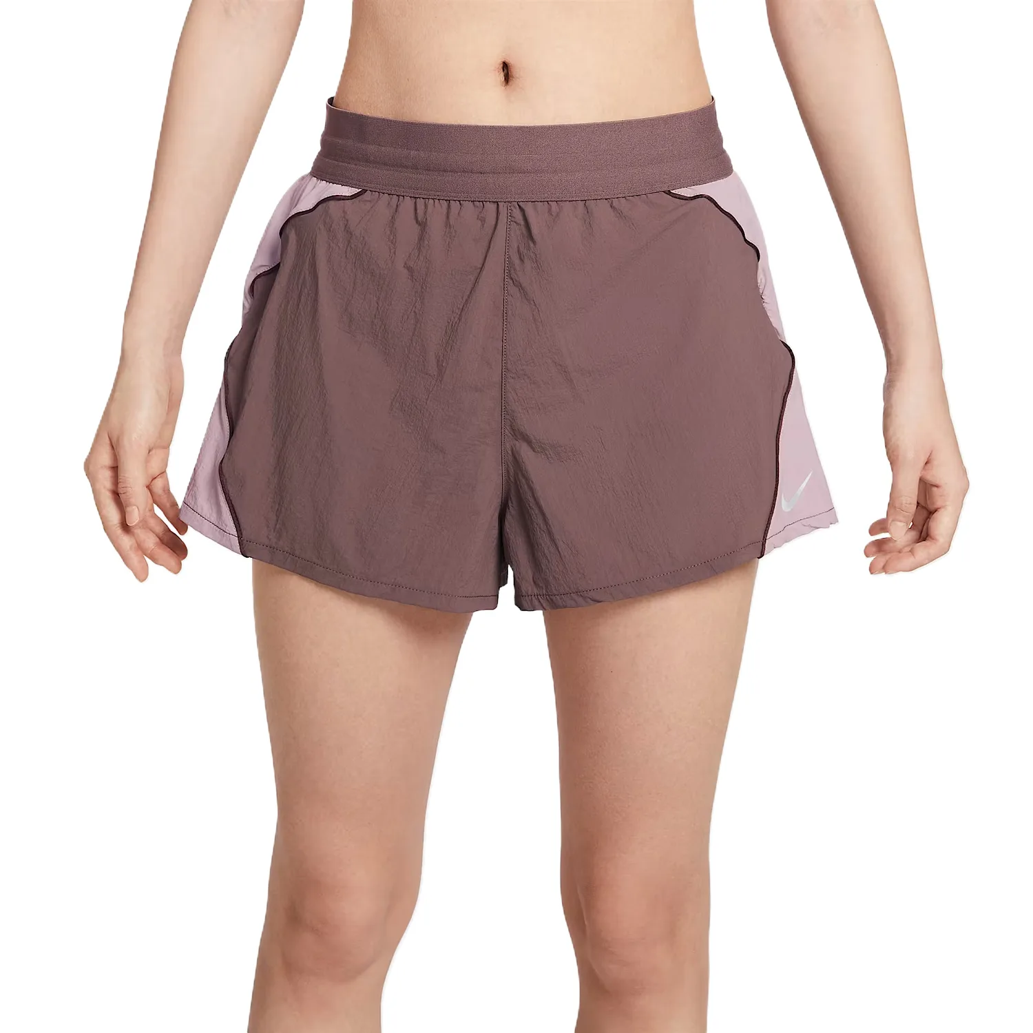 Nike Беговые шорты женские Tattoo/Light Purple Or/Burgundy Moderate