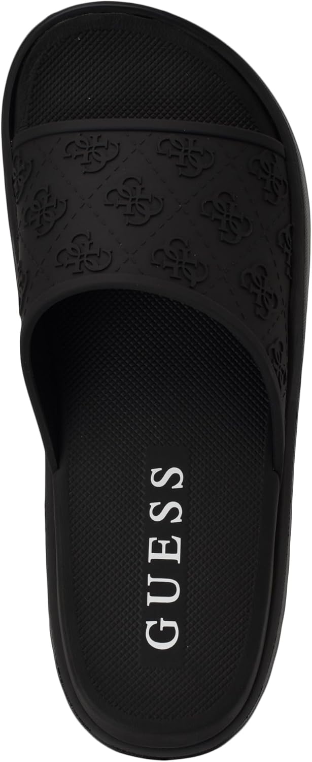 Сандалии GUESS mens Magaria, Black Logo Multi 001 — фото 2