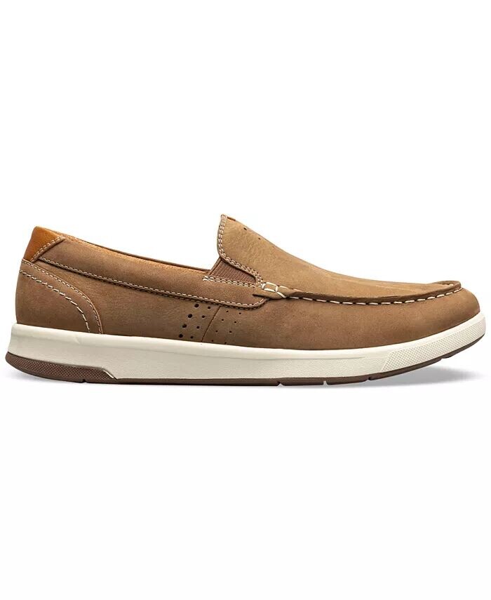Мужские кроссовки Crossover Moc Toe Slip On Florsheim, коричневый/бежевый — фото 3