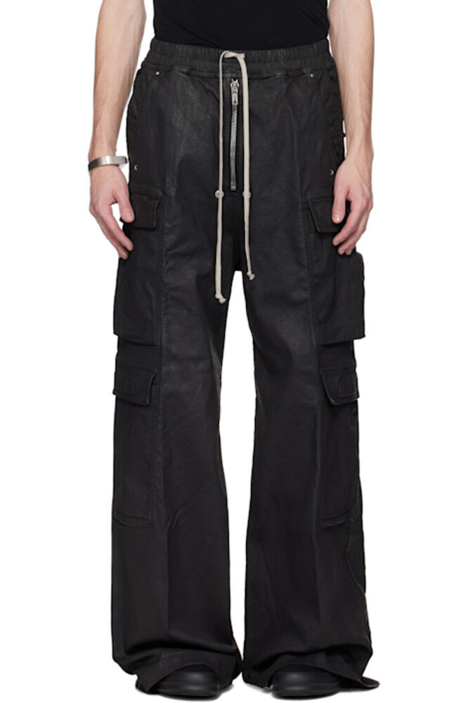 

Черные брюки Hollywood Double Cargo Jumbo Belas Denim Rick Owens DRKSHDW