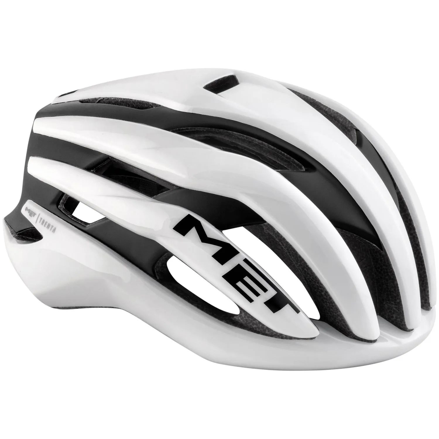 

Велосипедный шлем Trenta Mips MET, White Black/Matt Glossy