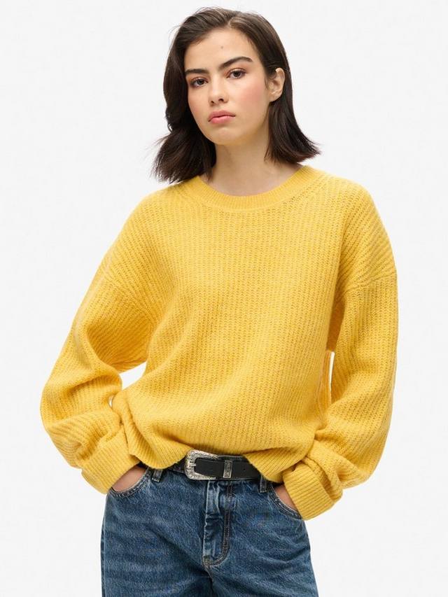 

Джемпер с круглым вырезом и кисточкой Superdry, цвет Apricot Orange