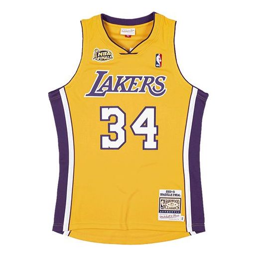 

Джерси Mitchell & Ness NBA Swingman Jersey Los Angeles Lakers Home 00-01 Shaquille ONeal, желтый