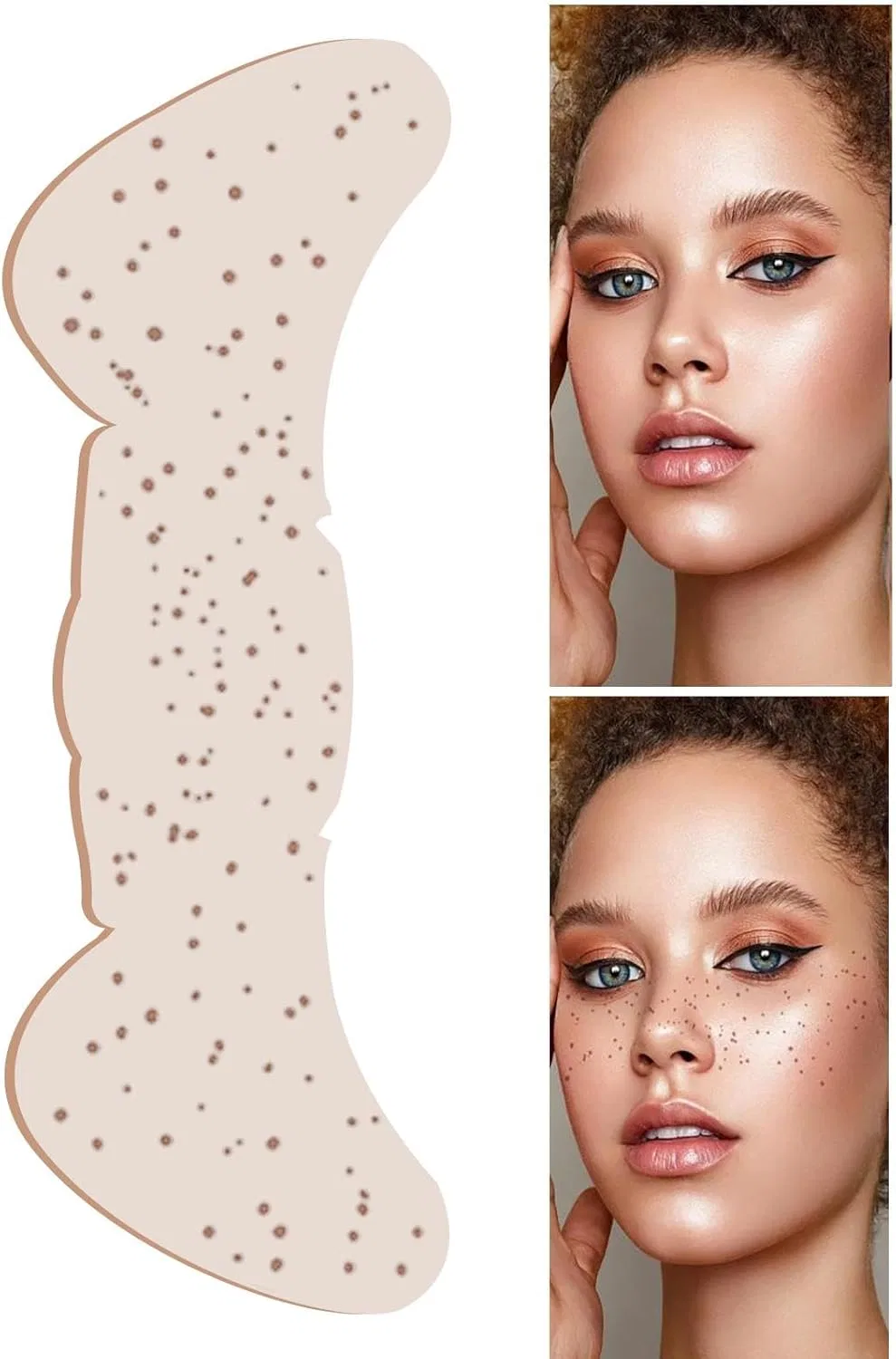 Патчи для лица Glow Up, золотые блестки, Strmolt, 10 шт.