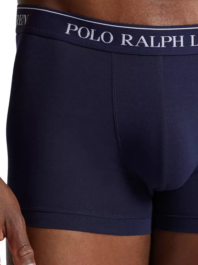 Трусы Ralph Lauren Polo Ralph Lauren Cotton Stretch 5 шт, цвет blue/grey/red — фото 4