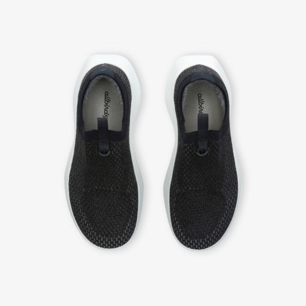 Кроссовки Allbirds Tree Dasher Relay с низким берцем, черный / белый — фото 3