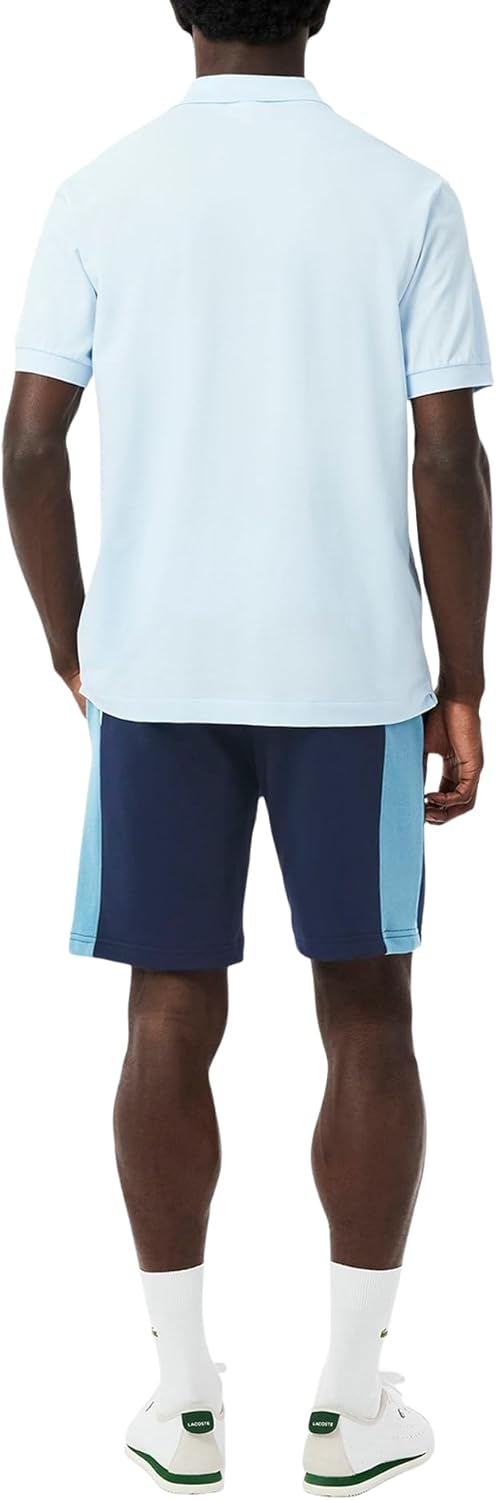 Lacoste мужские шорты Regular Fit Colorblock, Navy Blue, Dark Blue, & Light Blue — фото 3
