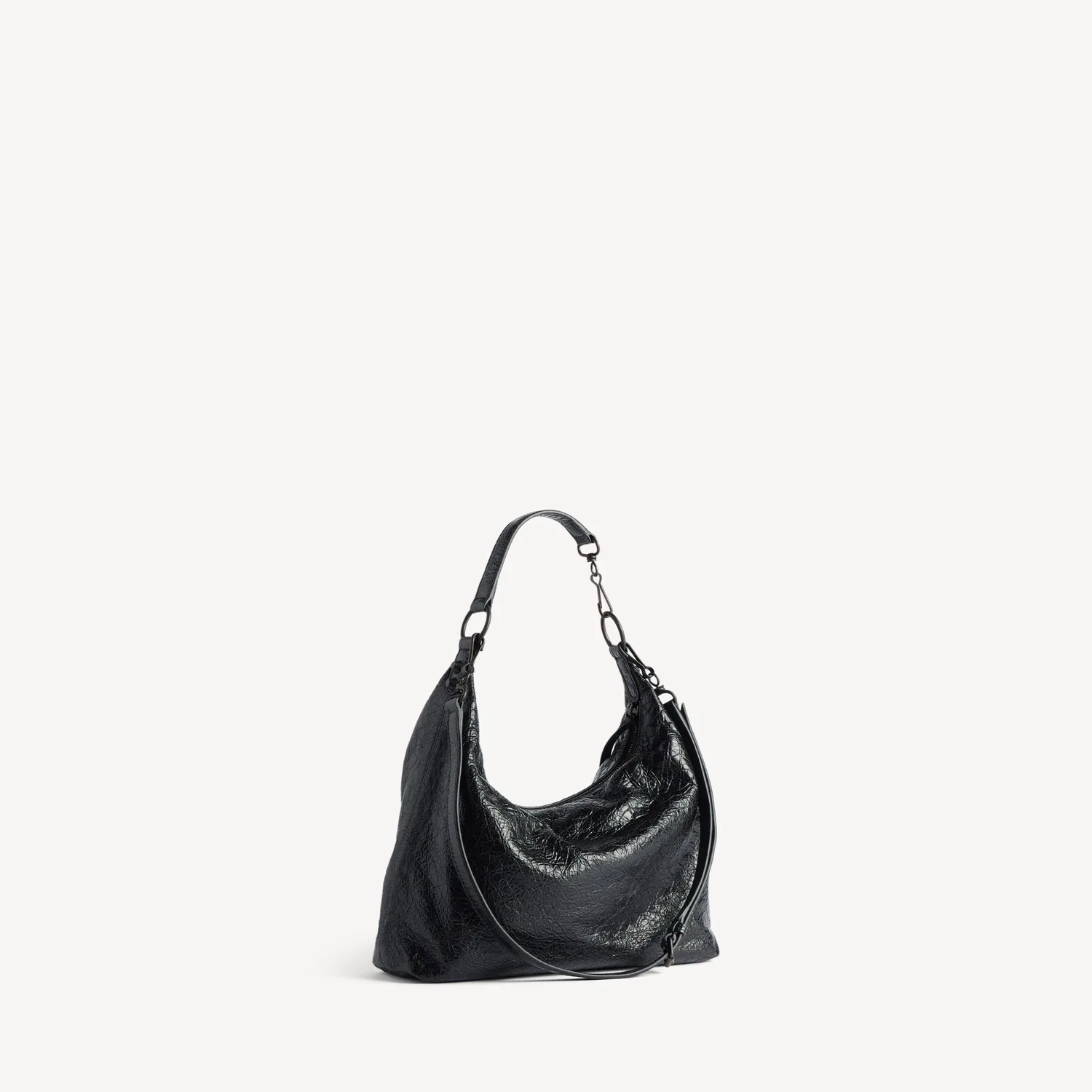 BALENCIAGA Women's Le City Hobo Bag Small in Black, черный — фото 3