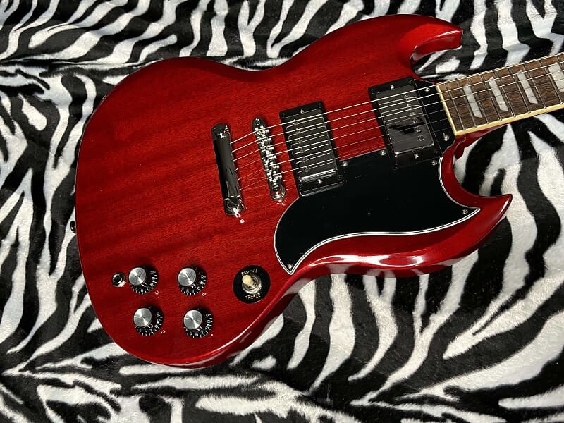 

Электрогитара 2023 Epiphone SG Standard '61 Vintage Cherry 6.95lbs- Authorized Dealer- In Stock! G01888