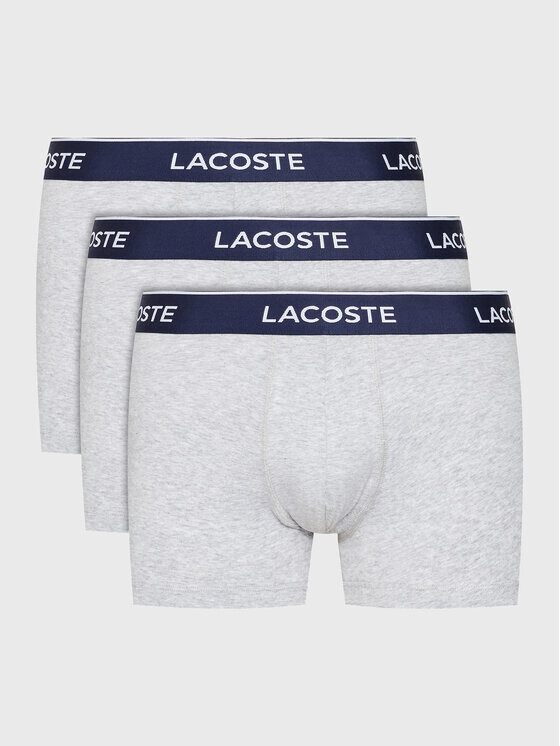 

Комплект из 3 боксеров Lacoste, серый