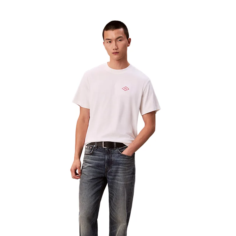 Футболка мужская с круглым вырезом Calvin Klein, YAF-Ivory