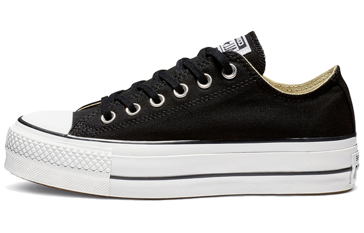 Конверсы Chuck Taylor All-Star Lift Ox черные белые (женские)