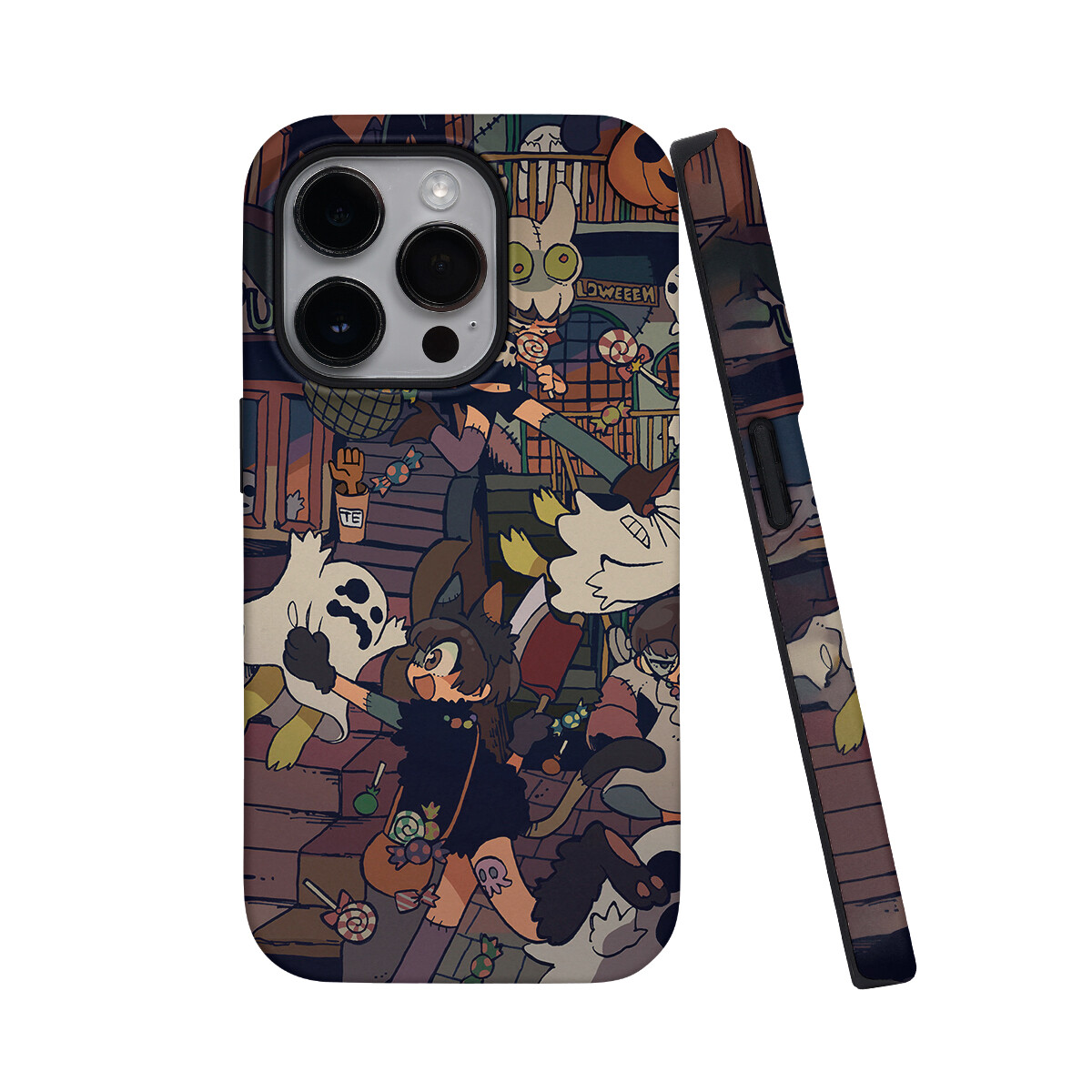 

Чехол для телефона Keshami, Ukiyo-e Ghost 2-in-1 Anti-Falling Shell